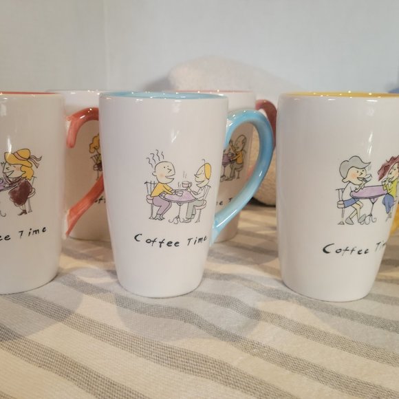 Tabletops Gallery Boxed Coffee Mugs x 6 - Picture 6 of 9